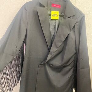 Fringe Blazer Dress